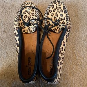 Minnetonka leopard shoes